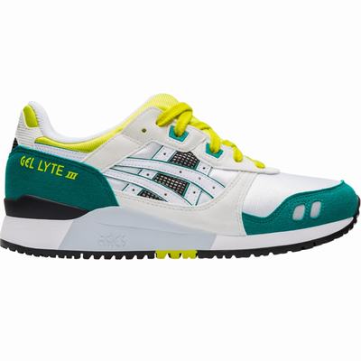 Asics Gel-Lyte III - Naisten Tennarit - Valkoinen/Keltainen